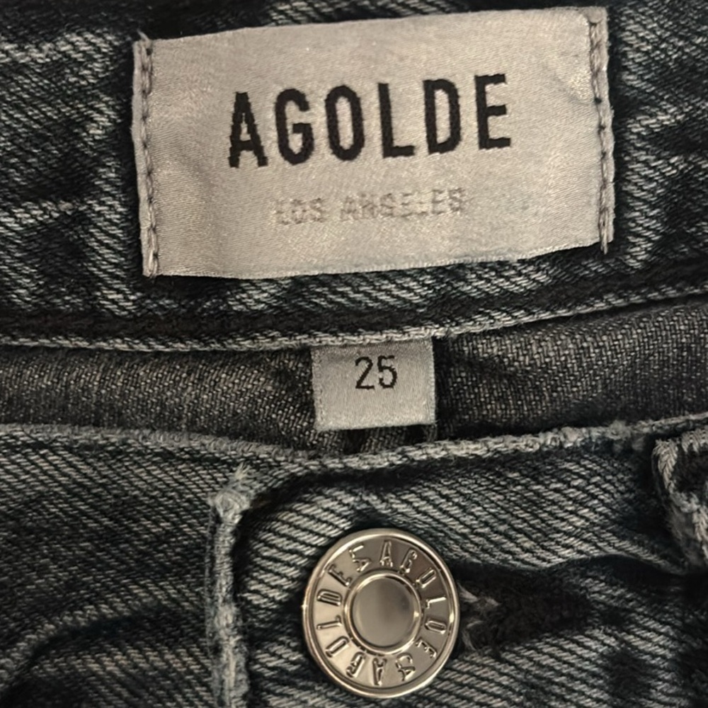 Agolde Charcoal Denim Jeans
